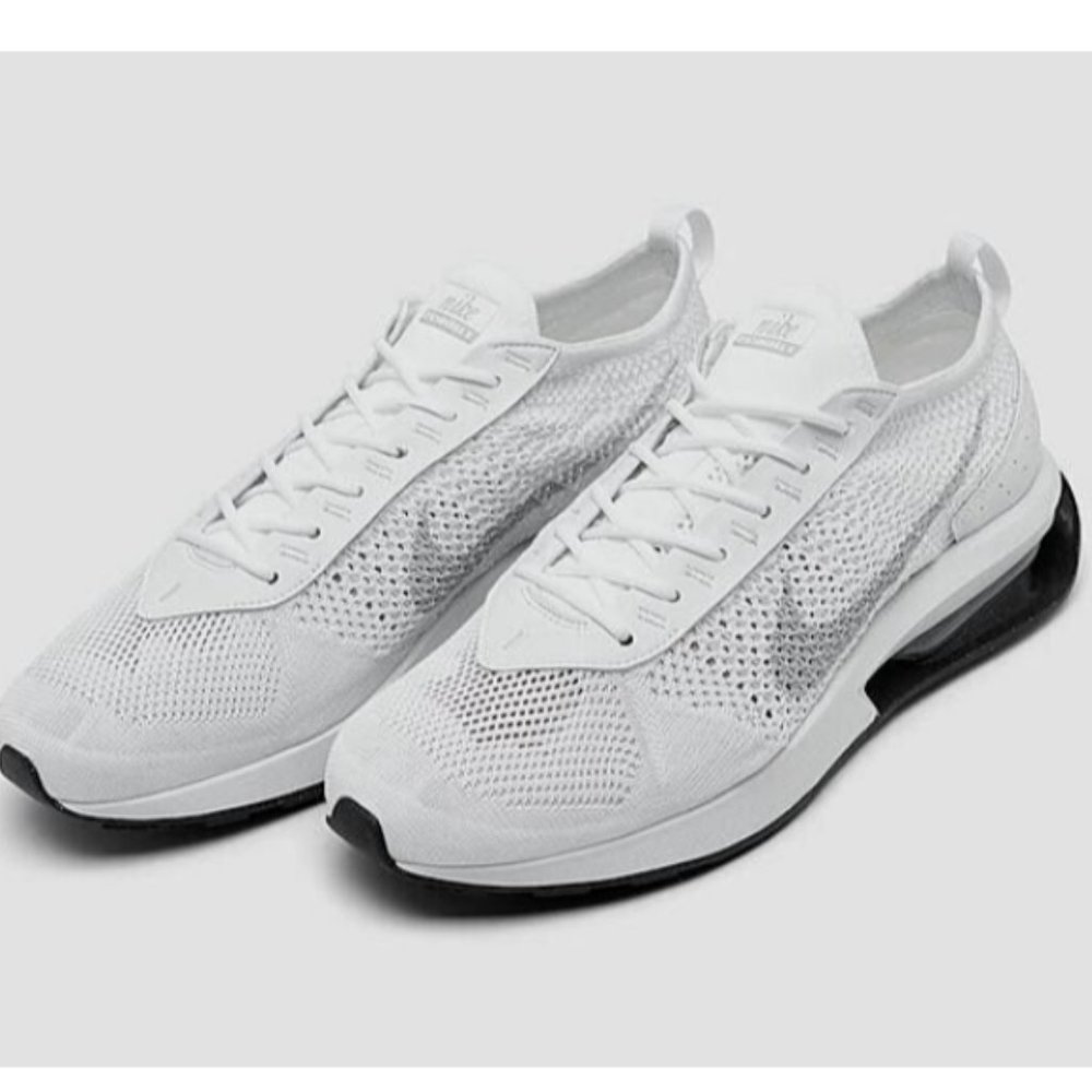 New Nike Air Max Flyknit Racer NN Pure Platinum White Men's FJ4002-100 Size …